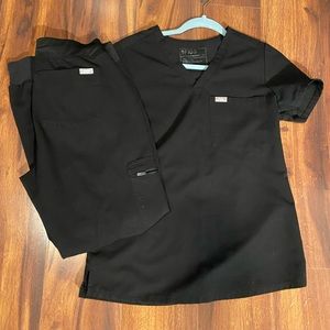 Figs Scrubs Set S/XS Black